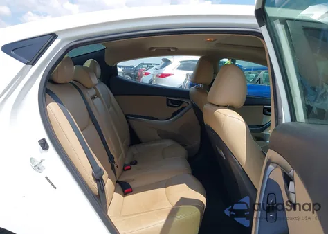 2013 Hyundai Elantra Limited z USA, uszkodzony, nr VIN 5NPDH4AE4DH225767